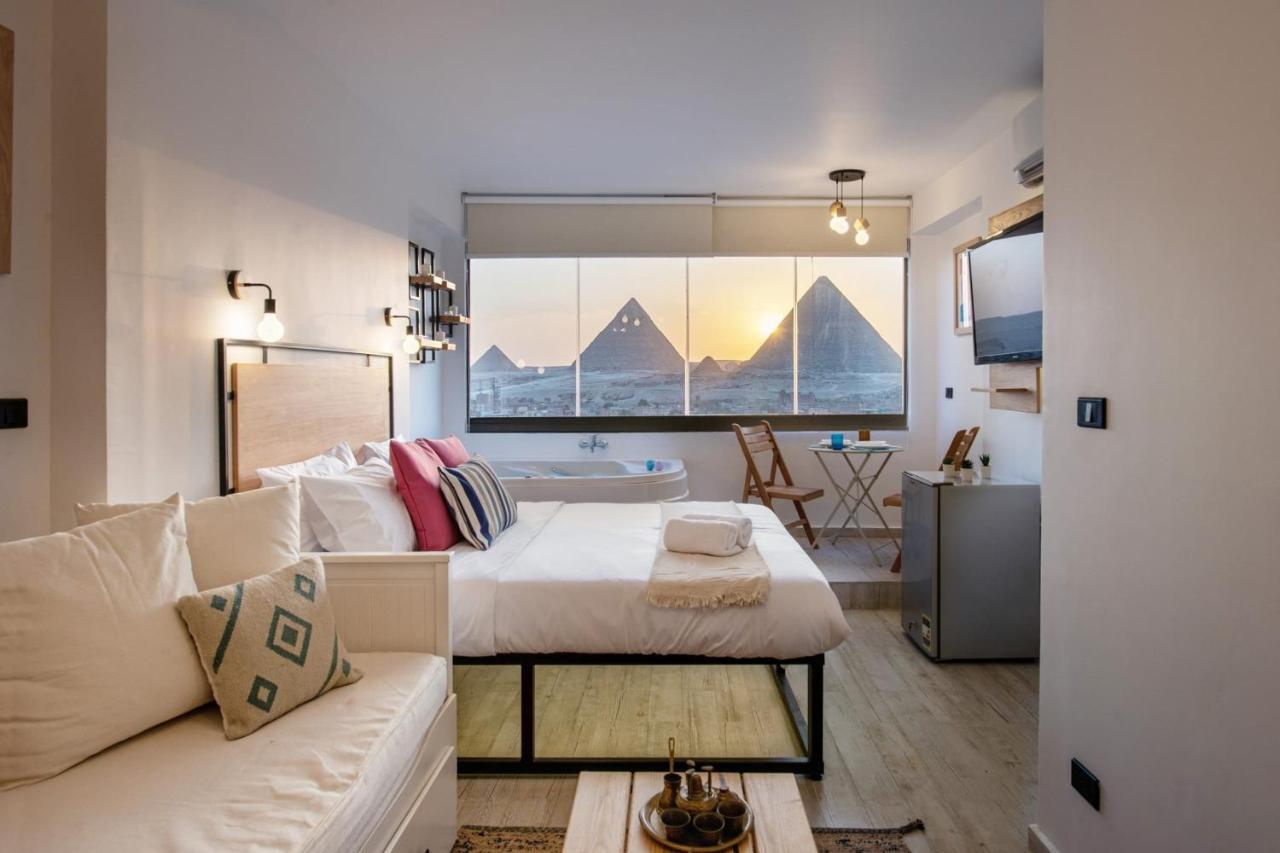 Jacuzzi Studio By The Historic Pyramids Apt4 Cairo Exterior photo